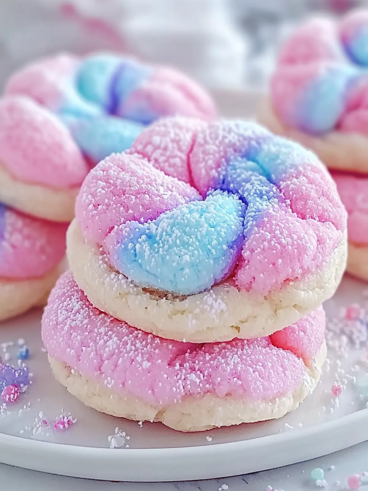 Delightful Cotton Candy Cookies for Sweet Cravings 3 Cotton Candy Cookies