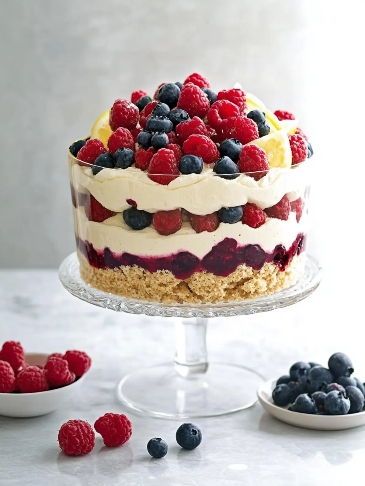 Lemon Berry Trifle: Easy Layers of Delight and Freshness 5 Lemon Berry Trifle