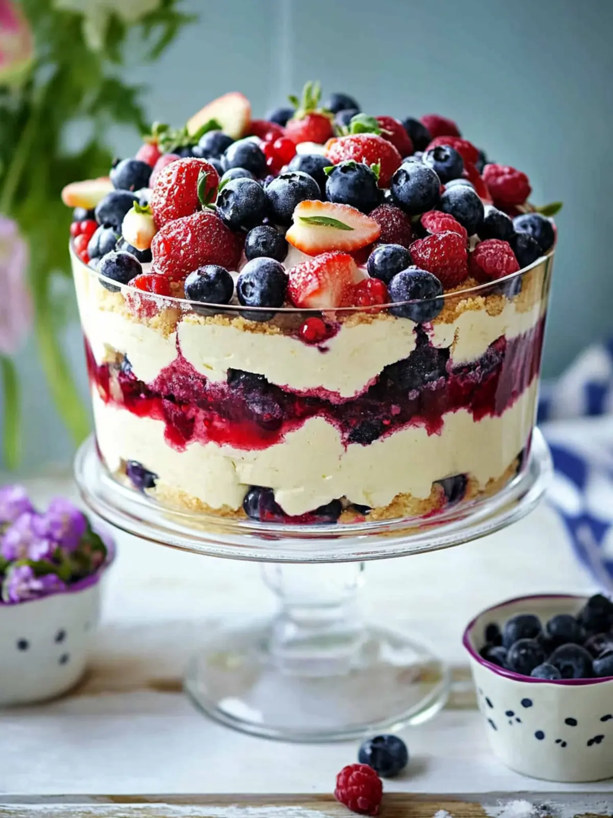 Delicious Summer Berry Trifle: A Layered Dessert Dream 5 Summer Berry Trifle