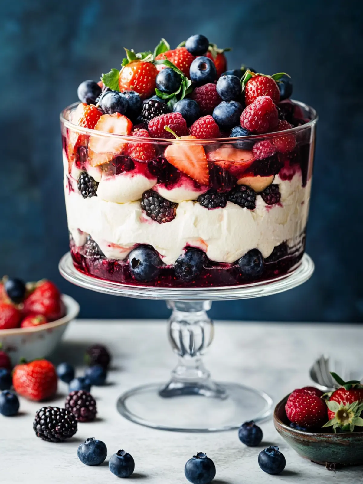 Delicious Mixed Berry Trifle for Your Sweet Tooth Cravings 3 Mixed Berry Trifle