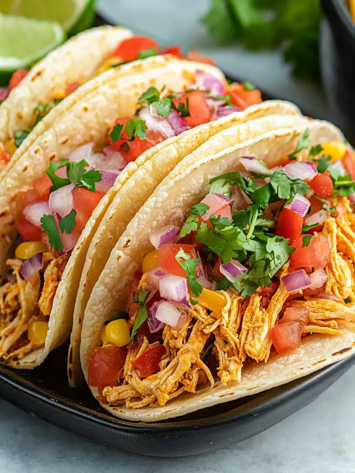 Crockpot Chicken Tacos: Effortless Flavor for Busy Nights 4 Crockpot Chicken Tacos