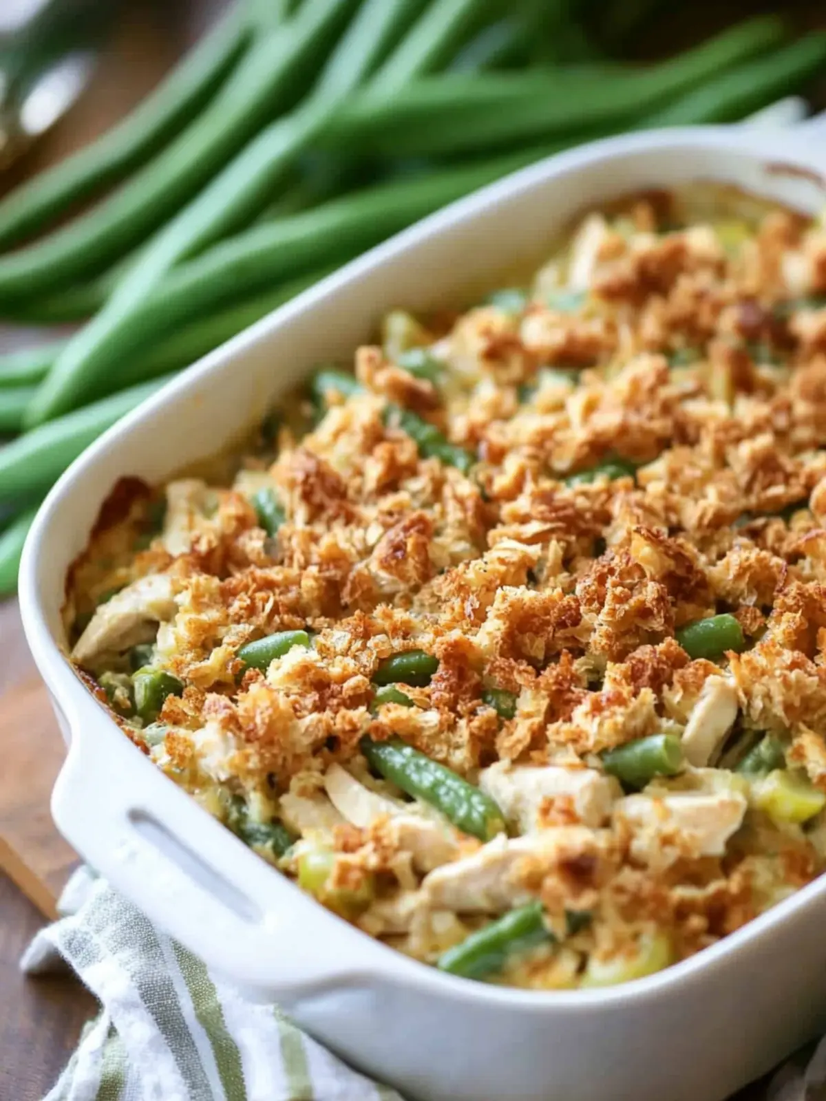 Easy Chicken Green Bean Casserole for Cozy Family Dinners 3 Chicken Green Bean Casserole
