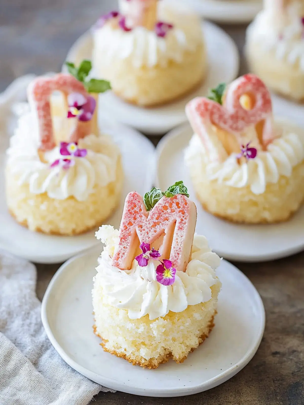 Delicious Mini MOM Cakes Perfect for Celebrating Family Love 2 Mini MOM Cakes