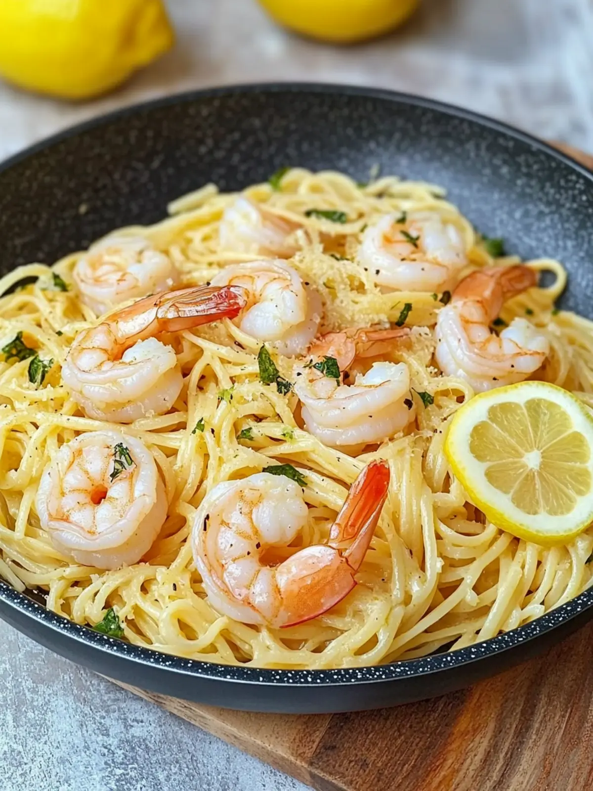Lemon Butter Garlic Shrimp Pasta: A Quick Gourmet Delight 4 Lemon Butter Garlic Shrimp Pasta