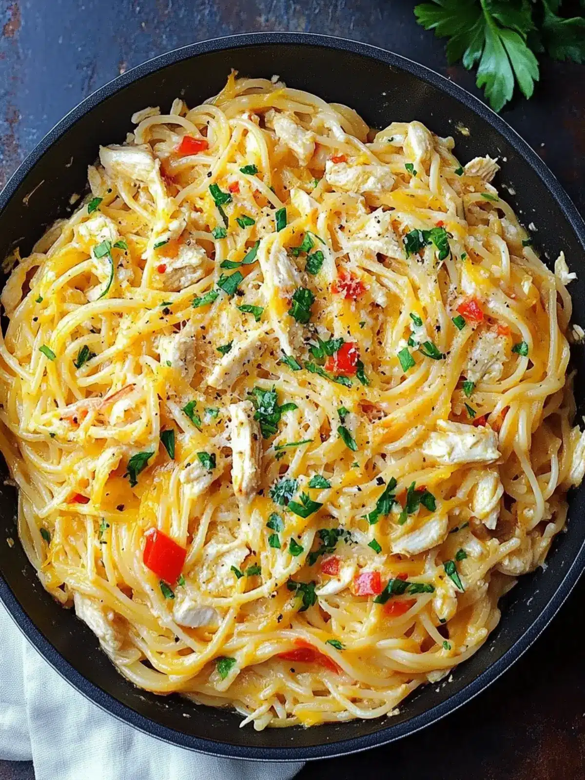 Creamy Chicken Spaghetti for Comfort Food Lovers 4 Chicken Spaghetti