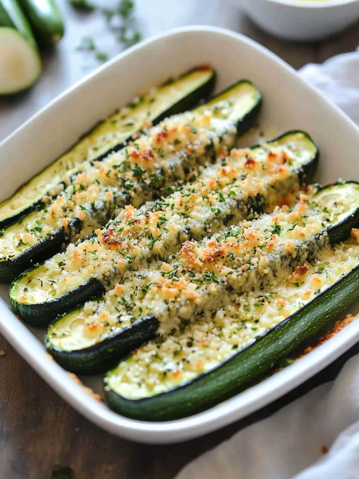 Baked Parmesan Zucchini: Crispy Delight You'll Crave! 3 Baked Parmesan Zucchini