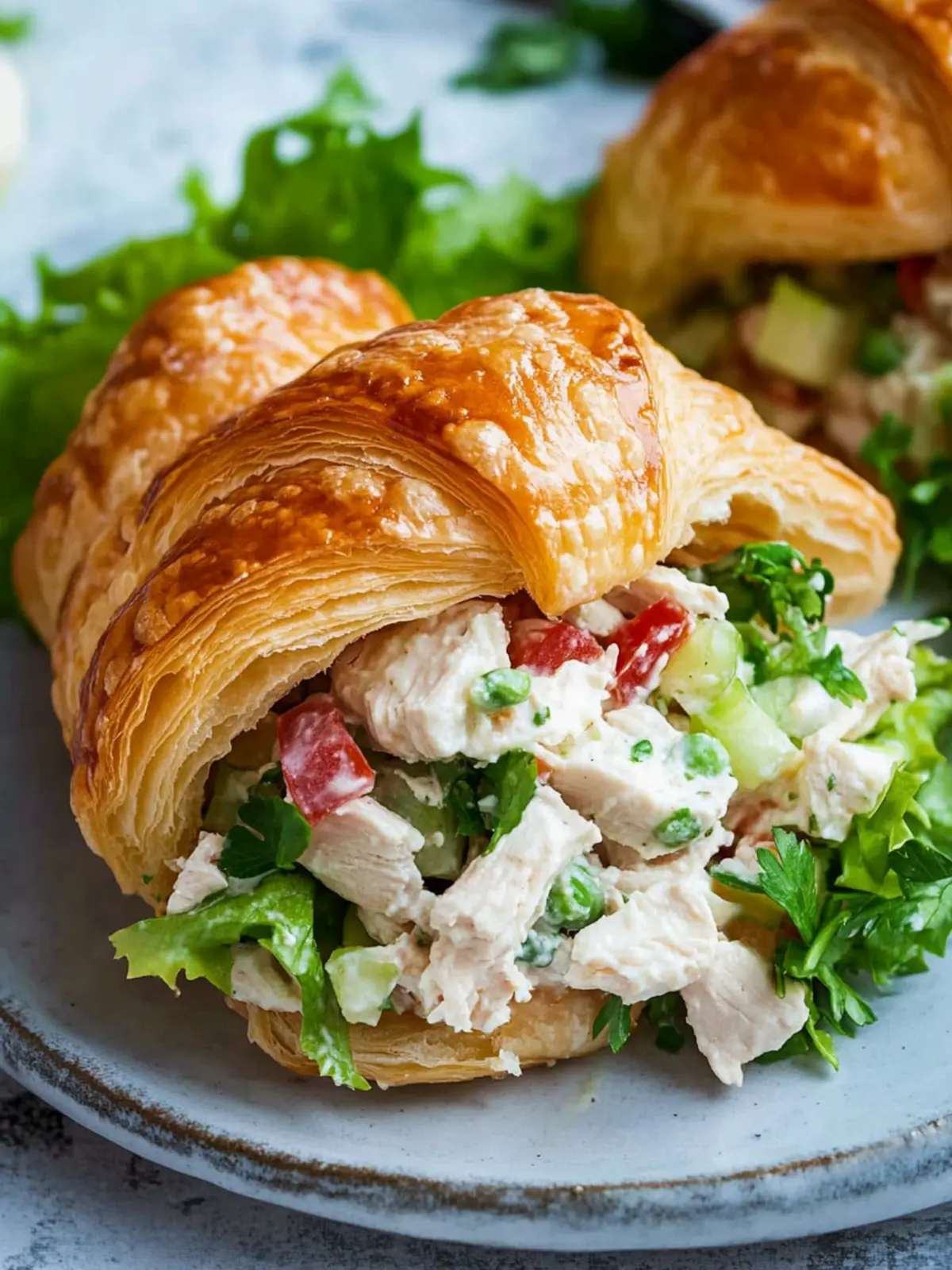 Delicious Chicken Salad Croissants for a Fresh, Flavorful Lunch 4 Chicken Salad Croissants