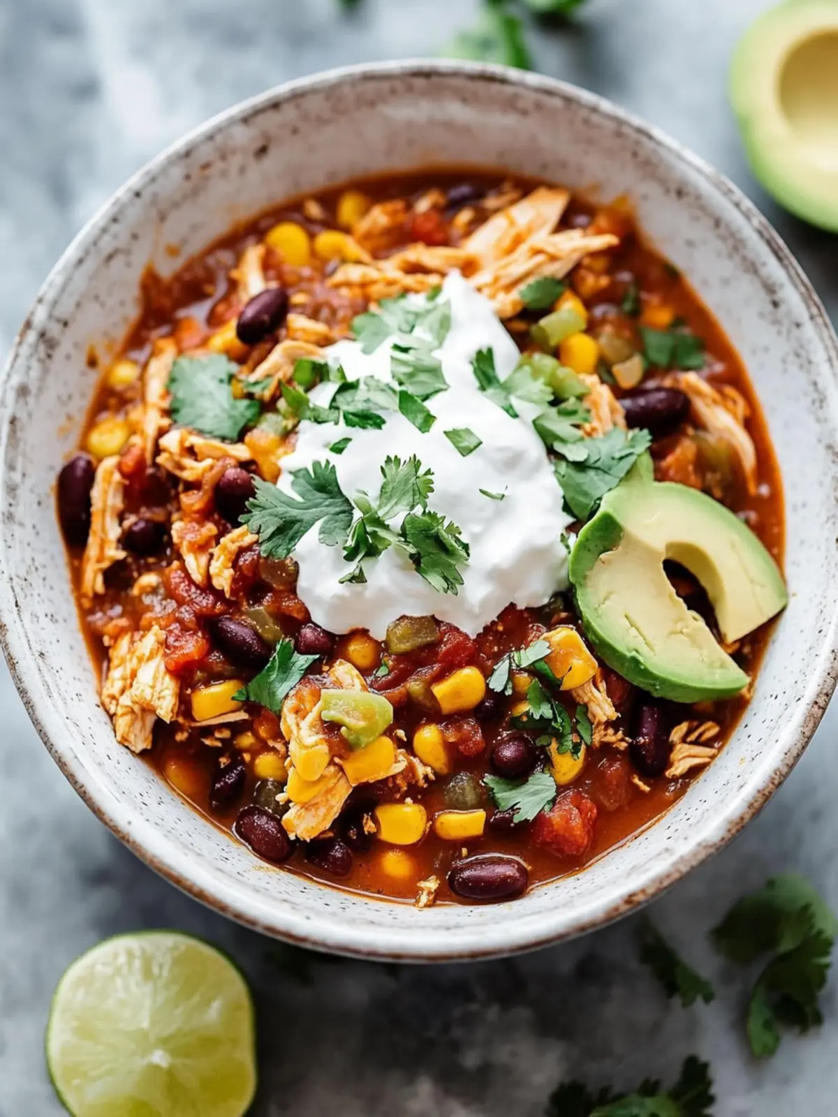 Savory Chicken Taco Chili That’ll Warm Your Soul 4 Chicken Taco Chili
