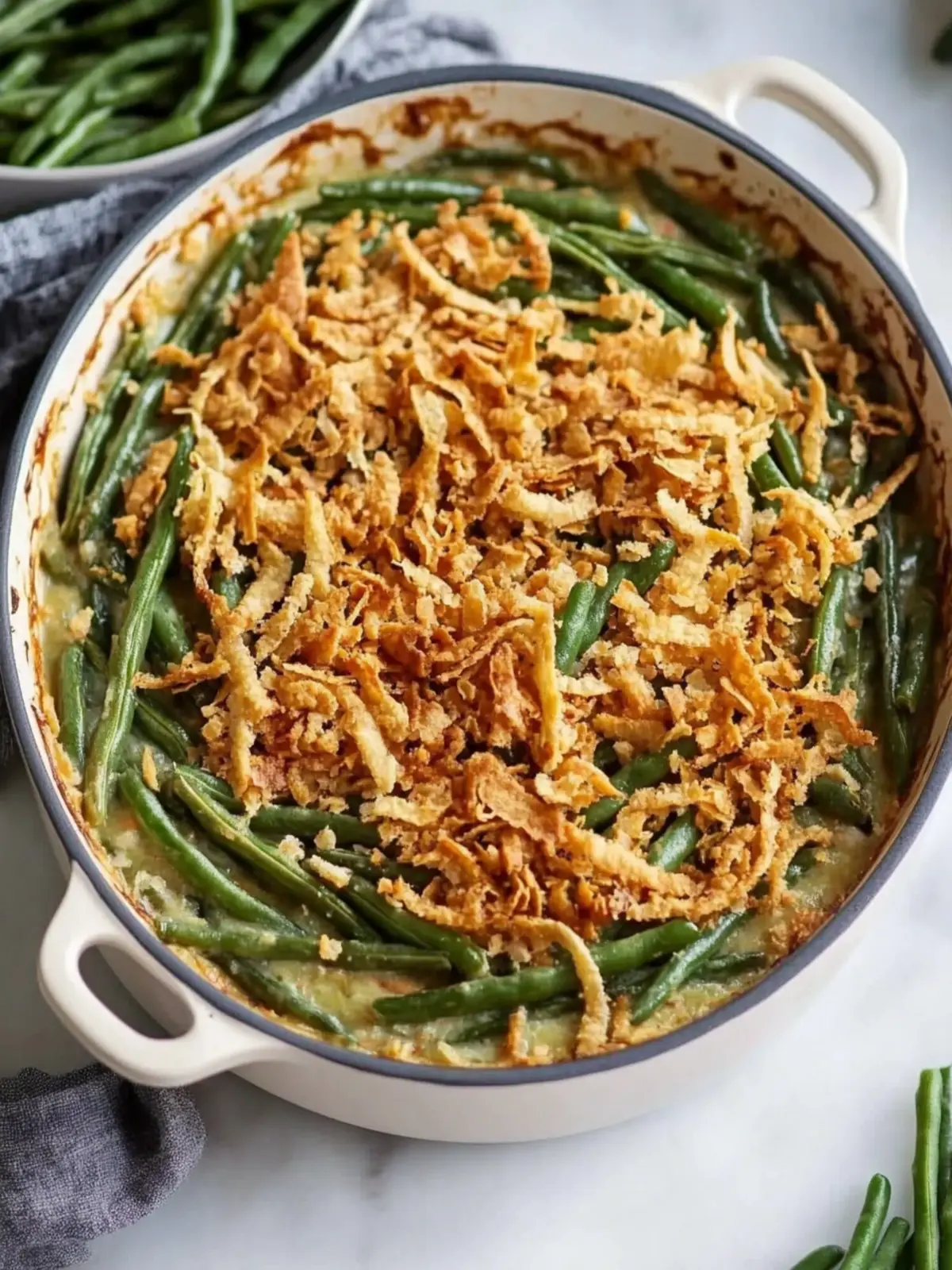 Savory Vegan Green Bean Casserole for Cozy Nights 4 Vegan Green Bean Casserole