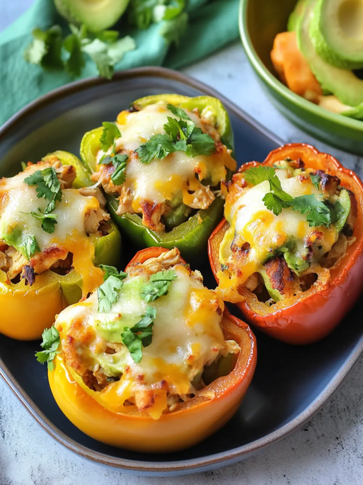 Chipotle Chicken Avocado Stuffed Peppers for a Flavor Boost 2 Chipotle Chicken Avocado Stuffed Peppers