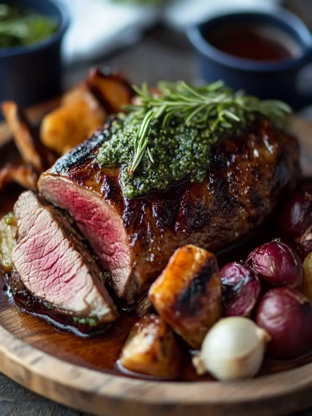 Irresistible Roast Lamb With Rosemary, Garlic, and Pesto Bliss 3 Roast Lamb With Rosemary, Garlic and Pesto