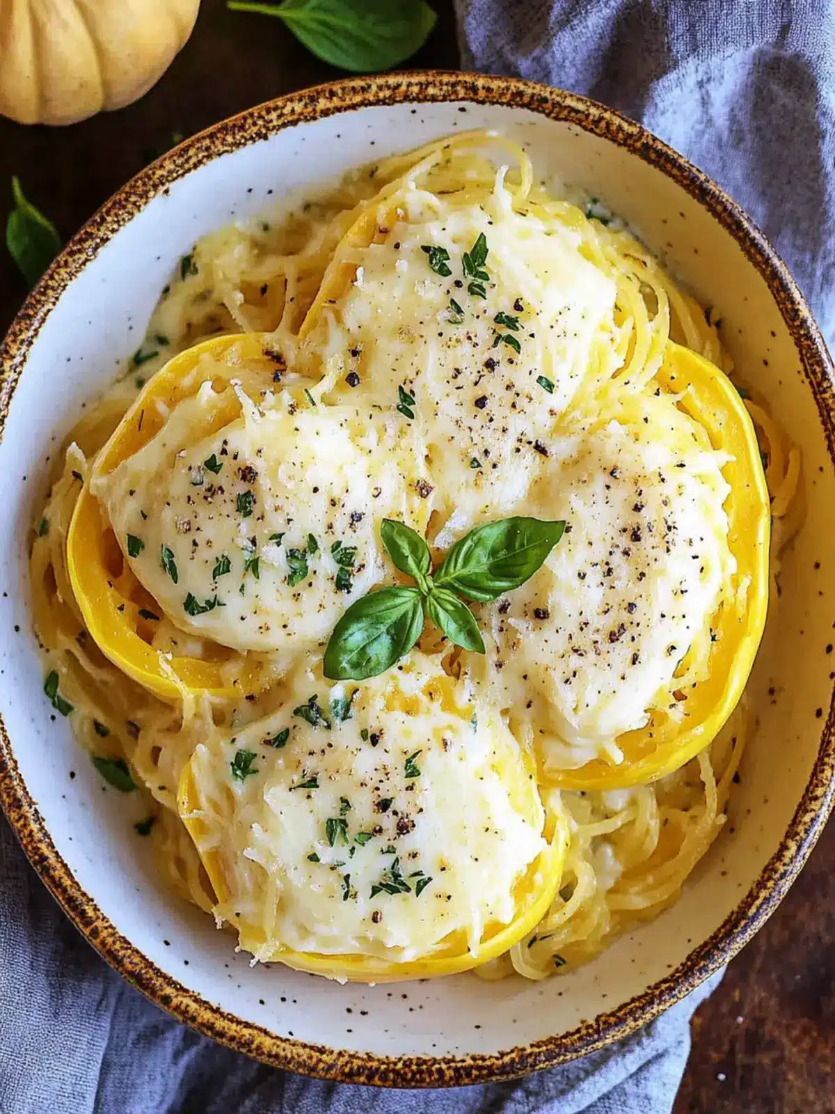 Creamy Spaghetti Squash Alfredo That You'll Crave! 5 Spaghetti Squash Alfredo