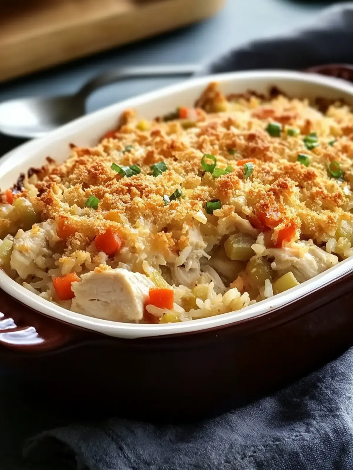 Comforting Chicken & Rice Casserole Your Family Will Devour 2 Chicken & Rice Casserole