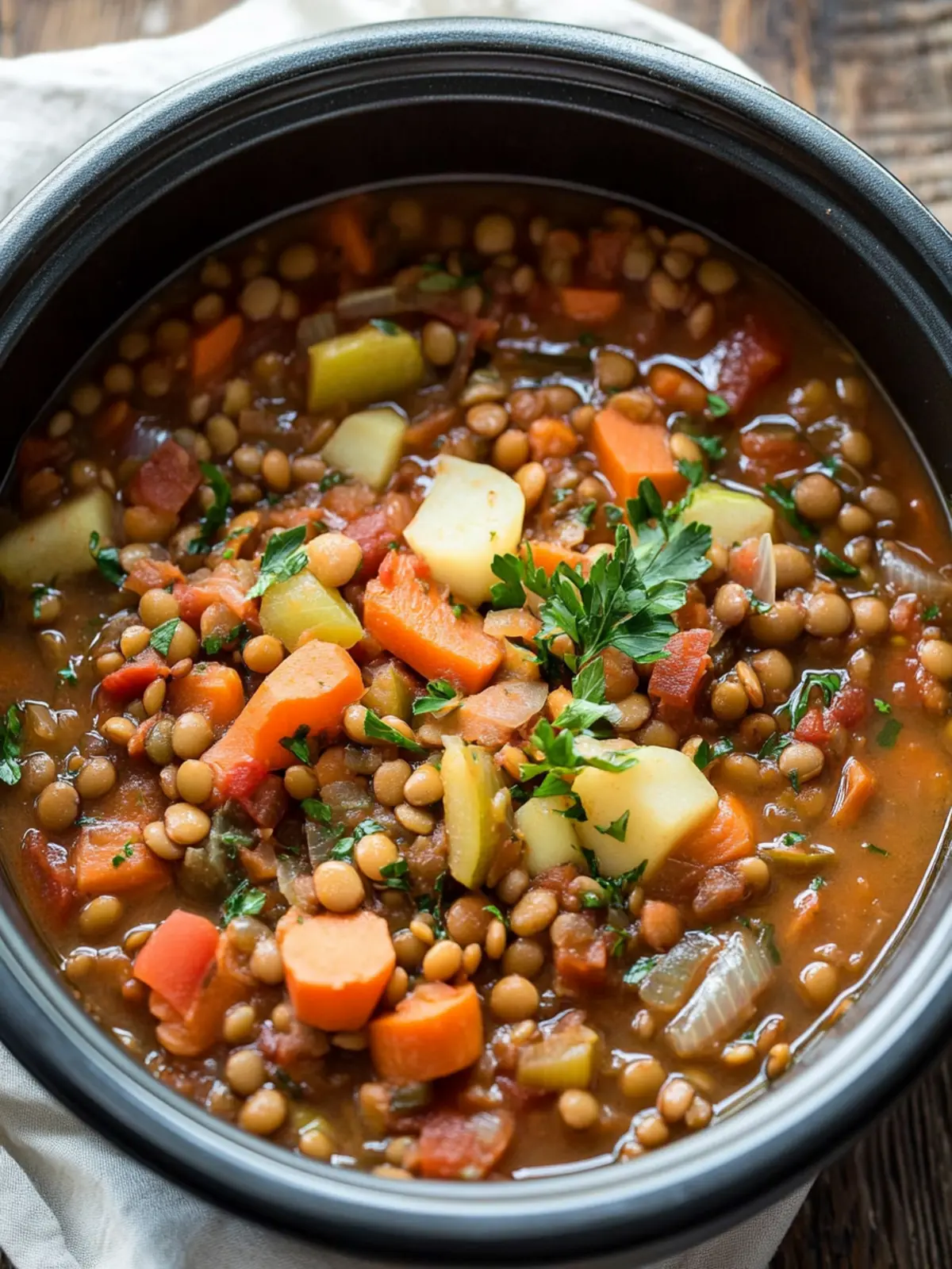 Hearty Lentil Vegetable Stew for Ultimate Comfort Cooking 4 Lentil Vegetable Stew