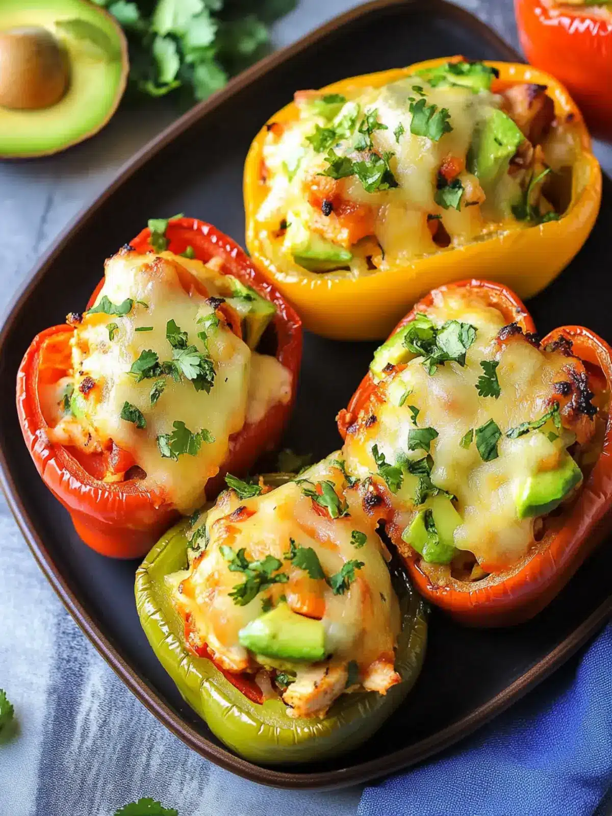 Chipotle Chicken Avocado Stuffed Peppers Your New Favorite Dish 3 Chipotle Chicken Avocado Stuffed Peppers