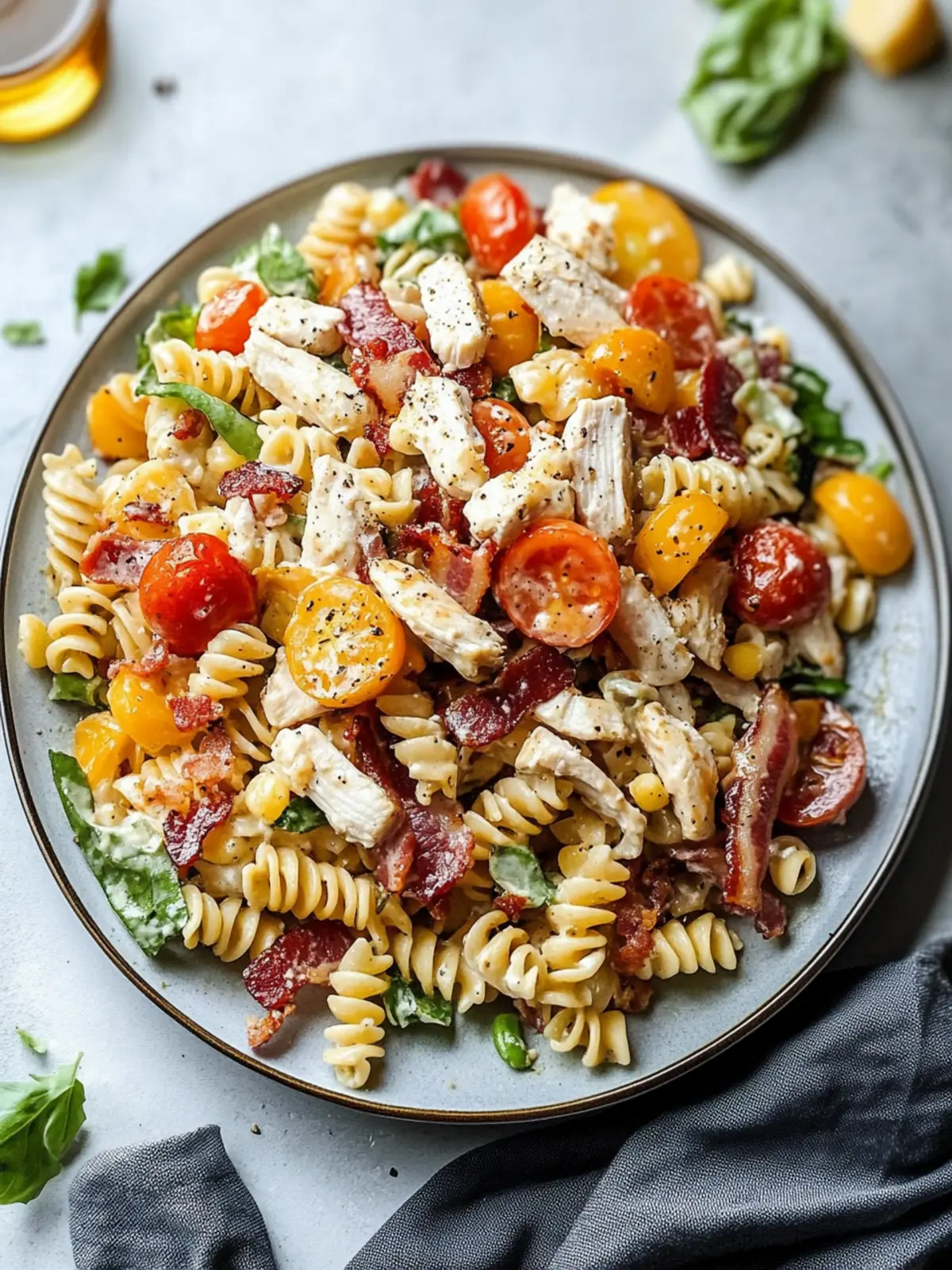 Delicious Grilled Chicken Bacon Ranch Pasta Salad You’ll Love 5 Grilled Chicken Bacon Ranch Pasta Salad