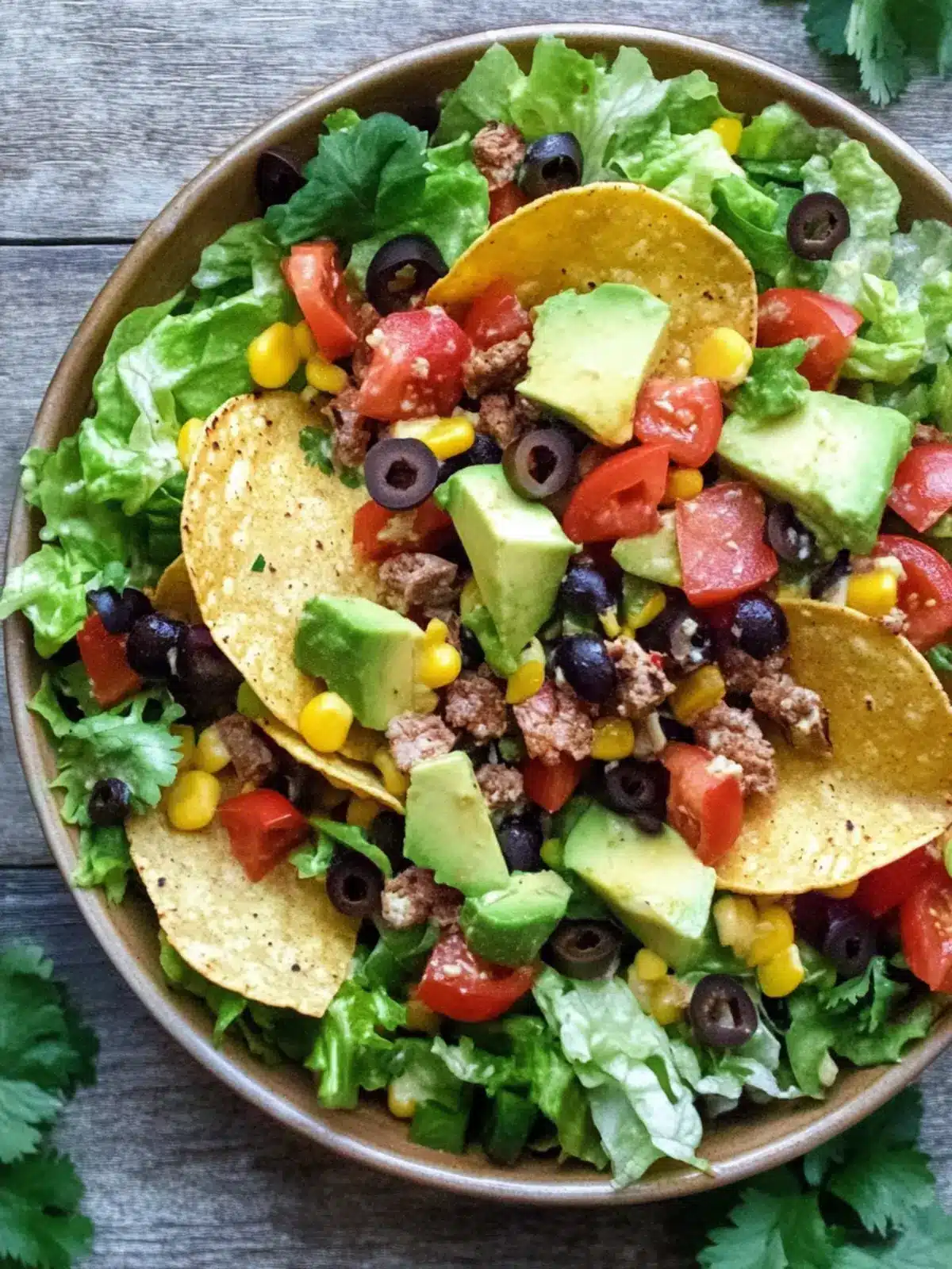 Savory Vegan Taco Salad That Will Wow Your Taste Buds 2 Vegan Taco Salad