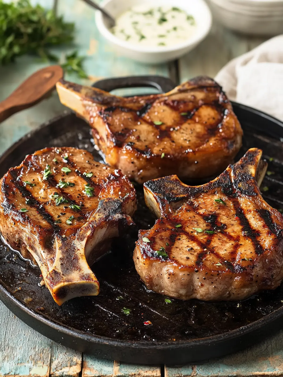 Savory Grilled Pork Chops with a Sweet Maple Twist 5 Grilled Pork Chops
