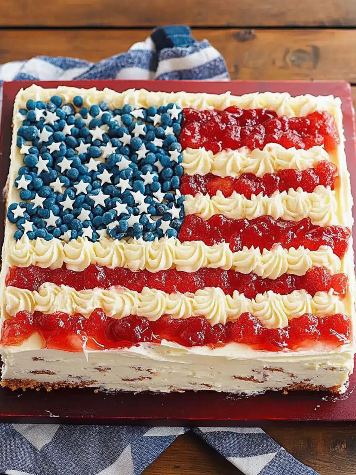 Flag Cake: Celebrate with a Colorful Sweet Treat! 2 Flag Cake