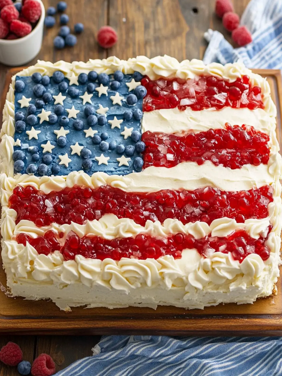 Flag Cake: Celebrate with a Colorful Sweet Treat! 4 Flag Cake