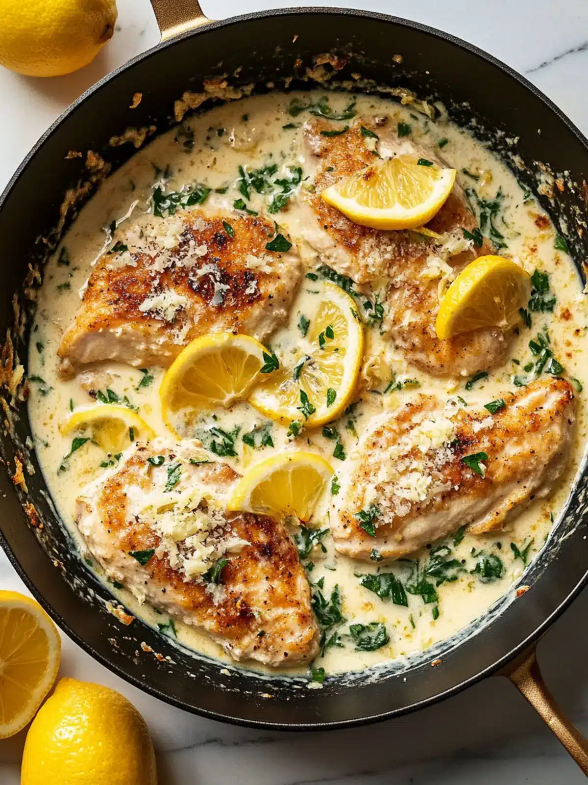 Indulge in Creamy Lemon Parmesan Chicken Bliss Tonight 5 Creamy Lemon Parmesan Chicken