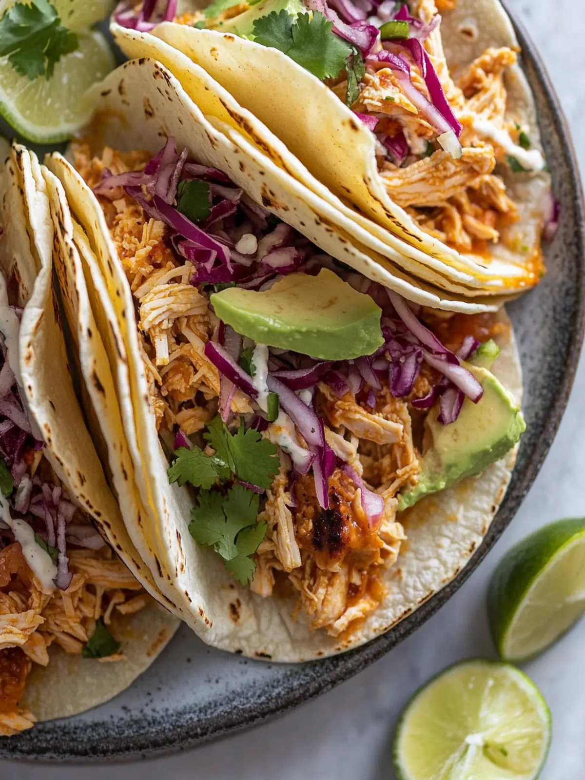Savory Crockpot Chicken Tacos for Effortless Dining Delight 4 Crockpot Chicken Tacos