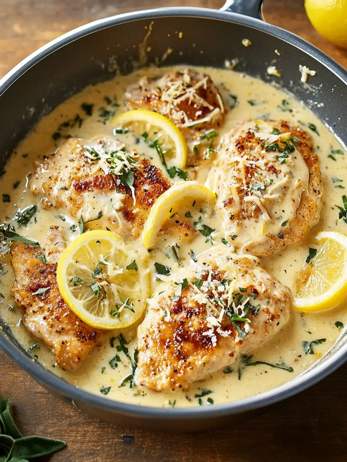 Indulge in Creamy Lemon Parmesan Chicken Bliss Tonight 3 Creamy Lemon Parmesan Chicken
