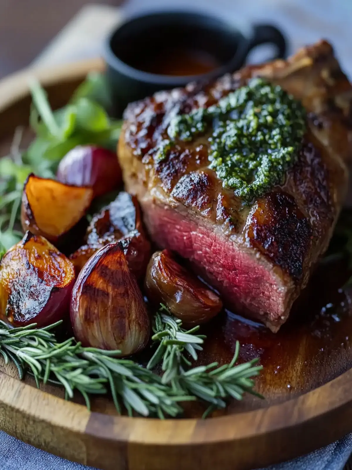 Mouthwatering Roast Lamb With Rosemary, Garlic and Pesto 5 Roast Lamb With Rosemary, Garlic and Pesto