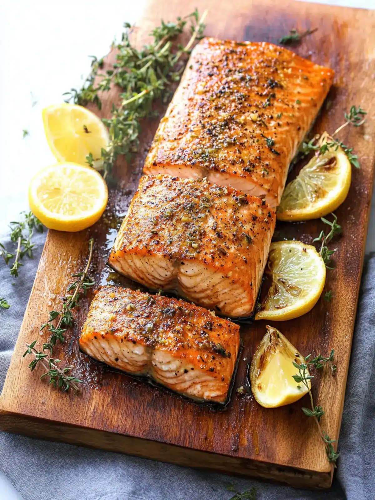 Grilled Cedar Plank Salmon: A Smoky, Flavor-Packed Delight 2 Grilled Cedar Plank Salmon