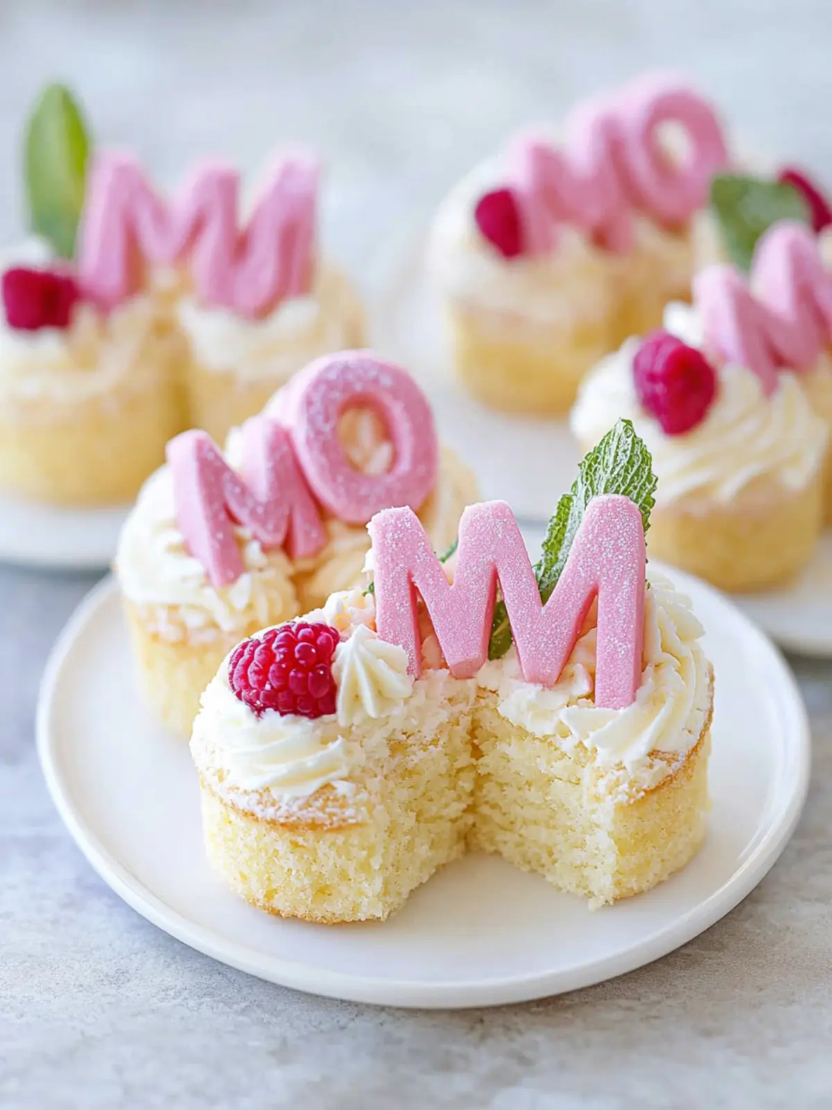 Delicious Mini MOM Cakes Perfect for Celebrating Family Love 5 Mini MOM Cakes