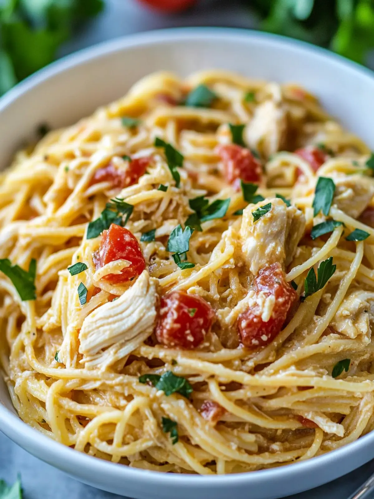Savory Crock Pot Chicken Spaghetti for Comforting Nights 4 Crock Pot Chicken Spaghetti