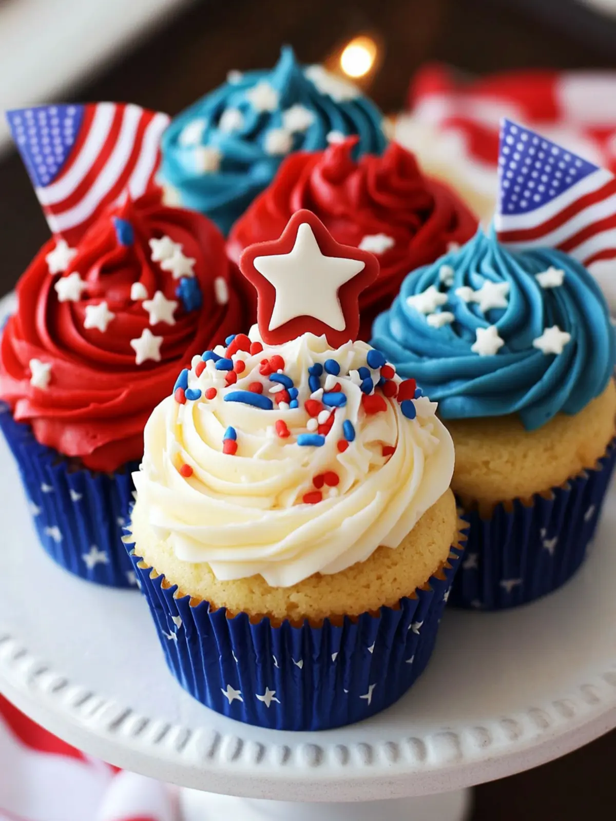 American Flag Cupcake Cake: Celebrate with Sweet Pride 5 American Flag Cupcake Cake