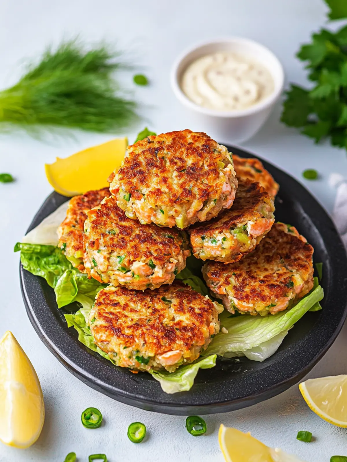 Irresistible Canned Salmon Patties with Zesty Sauce Delight 3 Canned Salmon Patties