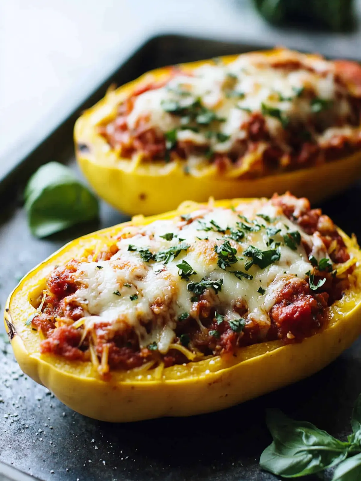 Savory Spaghetti Squash Lasagna Boats Packed with Flavor 3 Spaghetti Squash Lasagna Boats