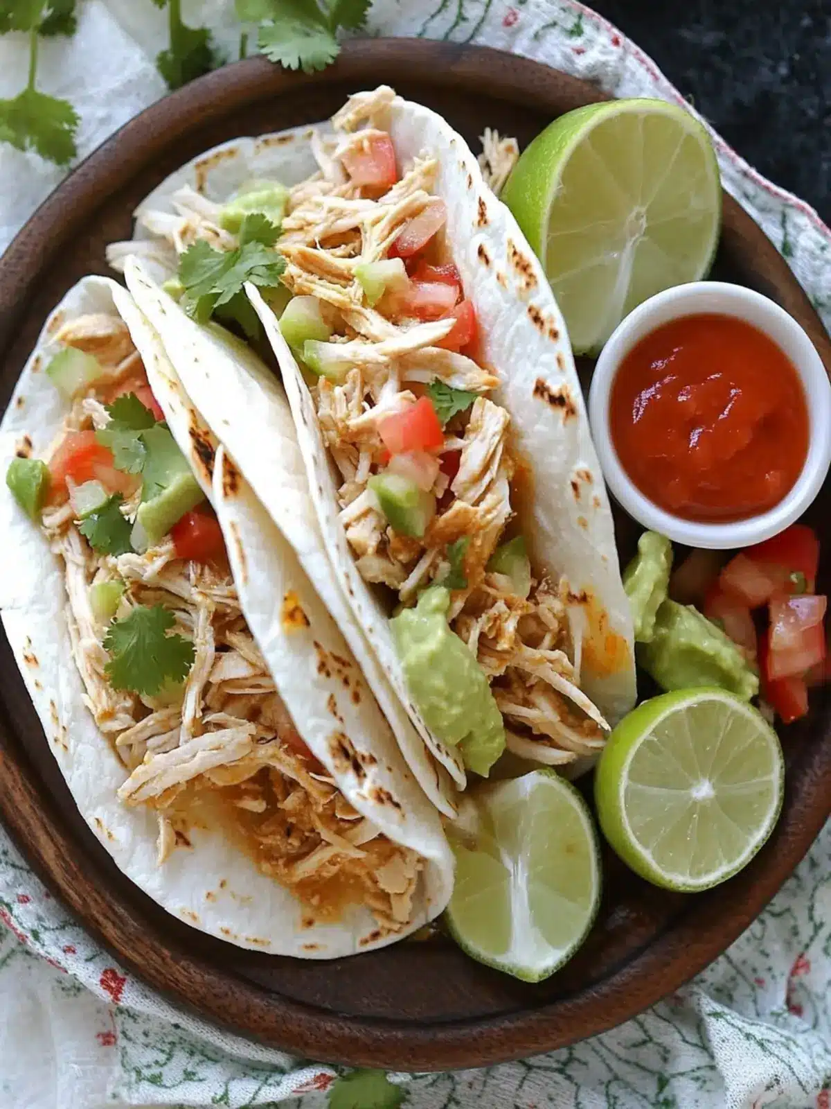 Savor Every Bite with Easy Crockpot Chicken Tacos 2 Crockpot Chicken Tacos