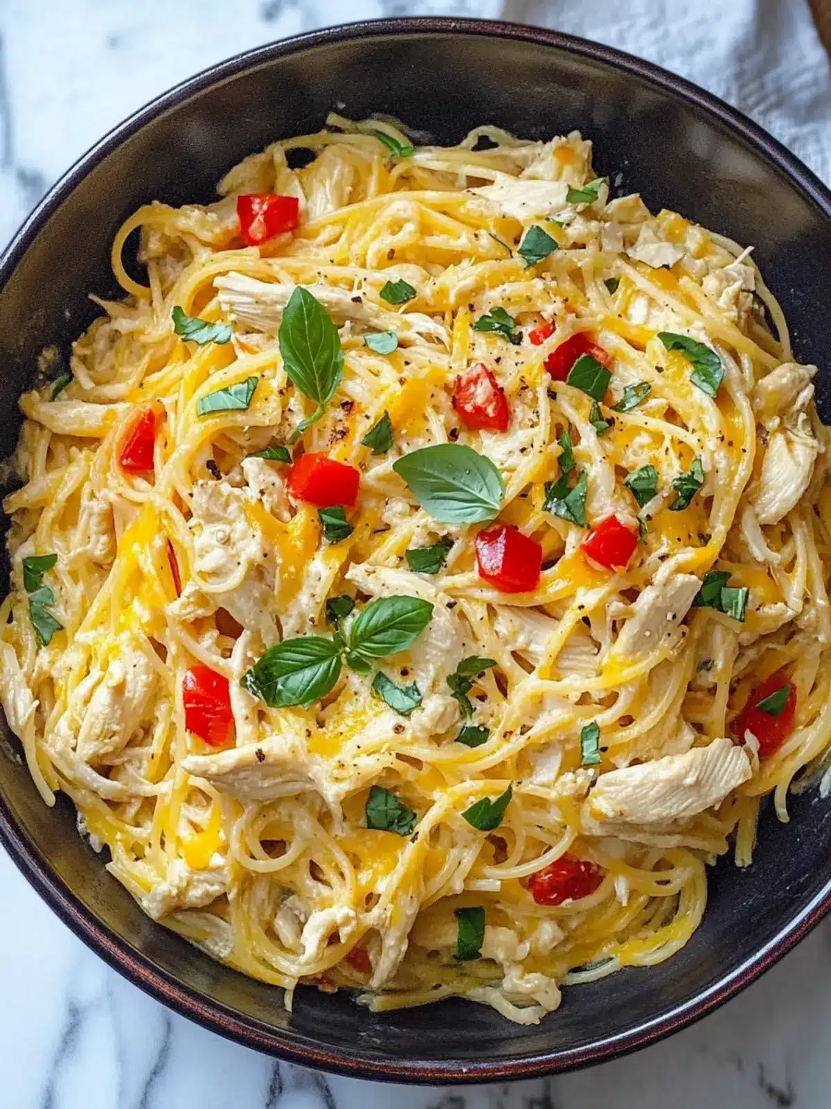 Creamy Chicken Spaghetti for Comfort Food Lovers 2 Chicken Spaghetti