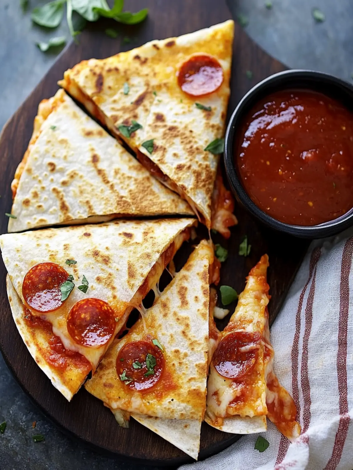 Pepperoni Pizza Quesadillas: A Crispy Upgrade You’ll Love 4 Pepperoni Pizza Quesadillas