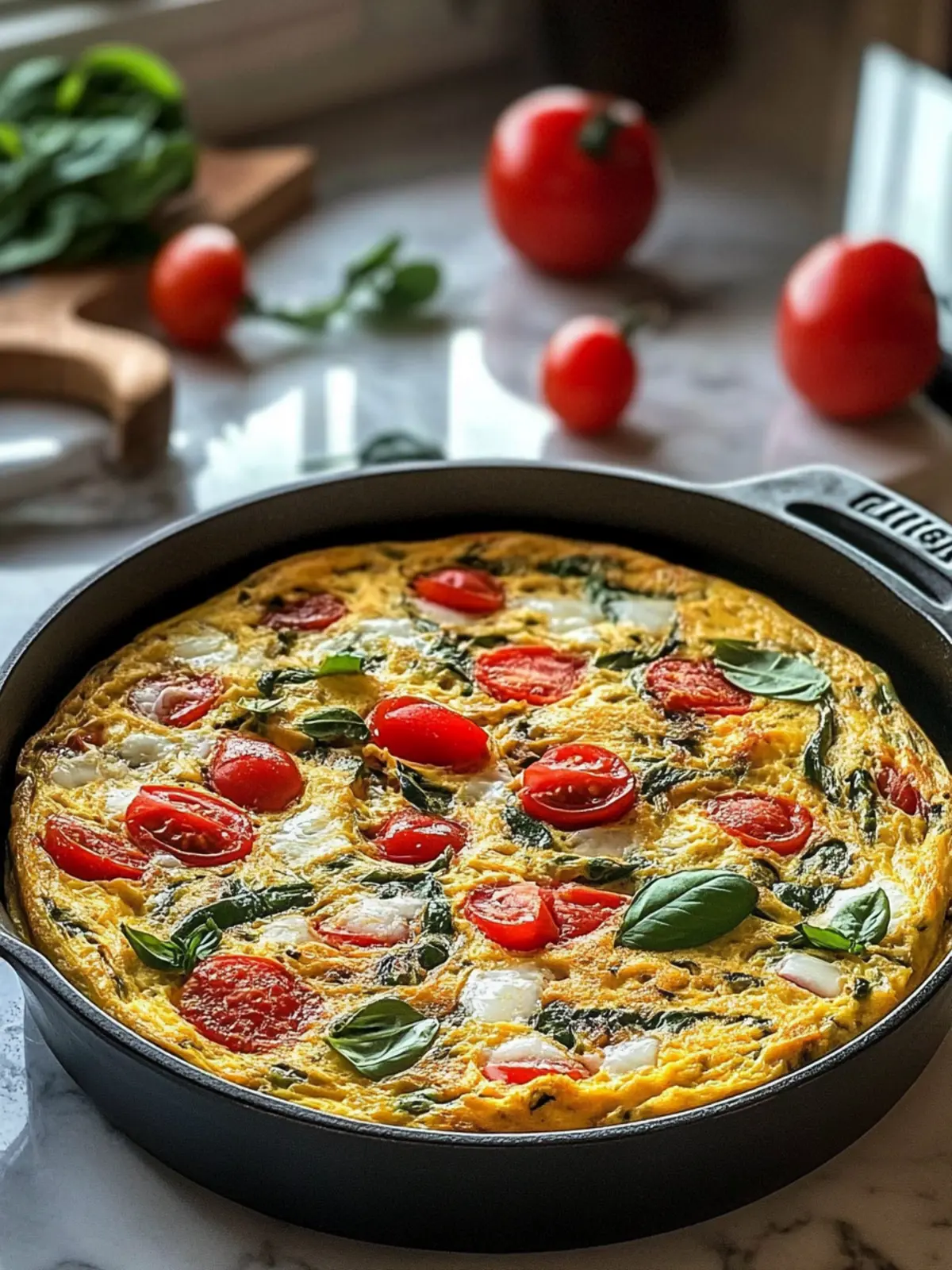 Delicious Spinach Frittata for a Healthy Brunch Delight 4 Frittata