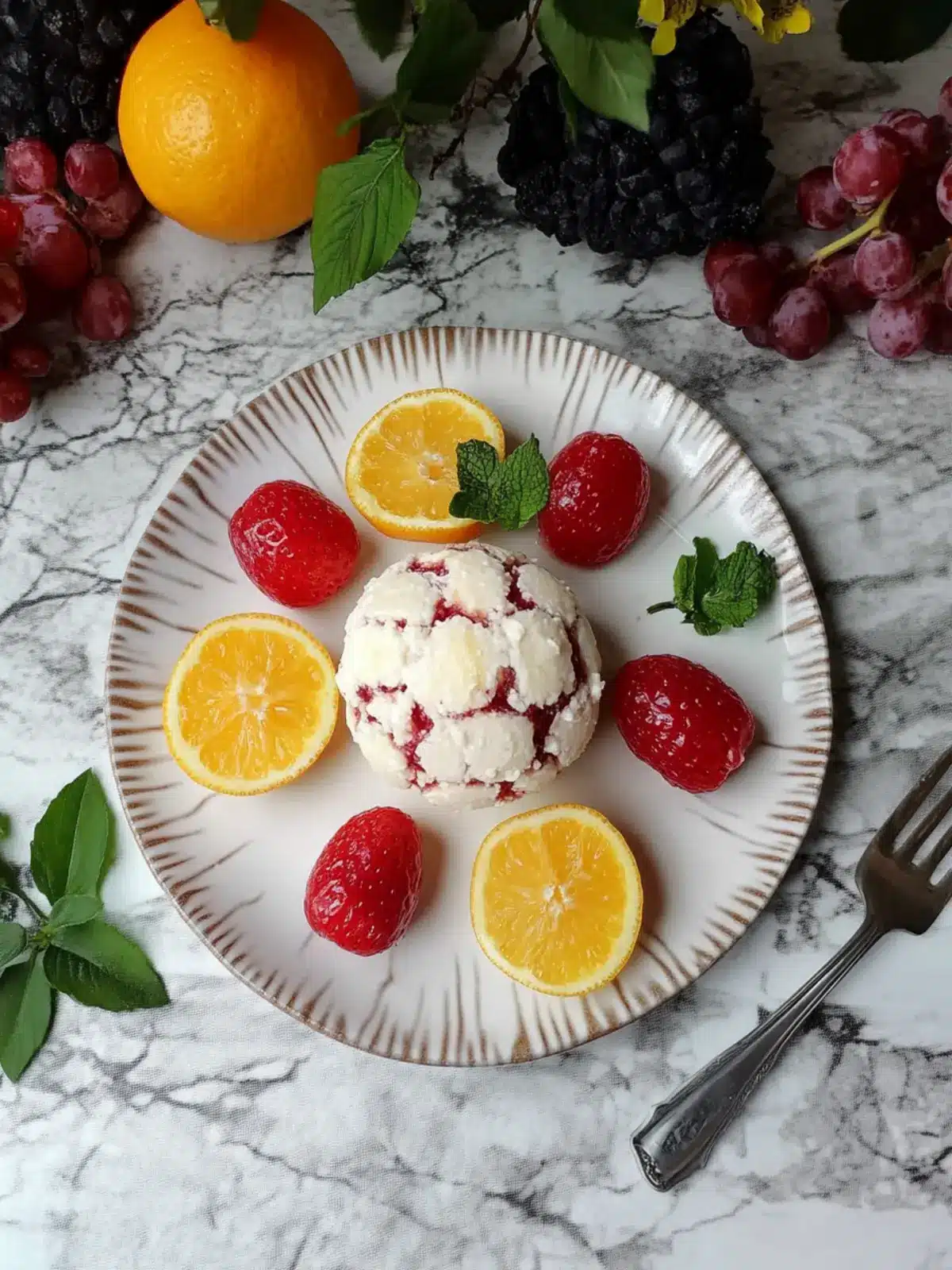 Irresistible Cheese Ball Bites with Grapes & Pomegranate 3 Cheese Ball