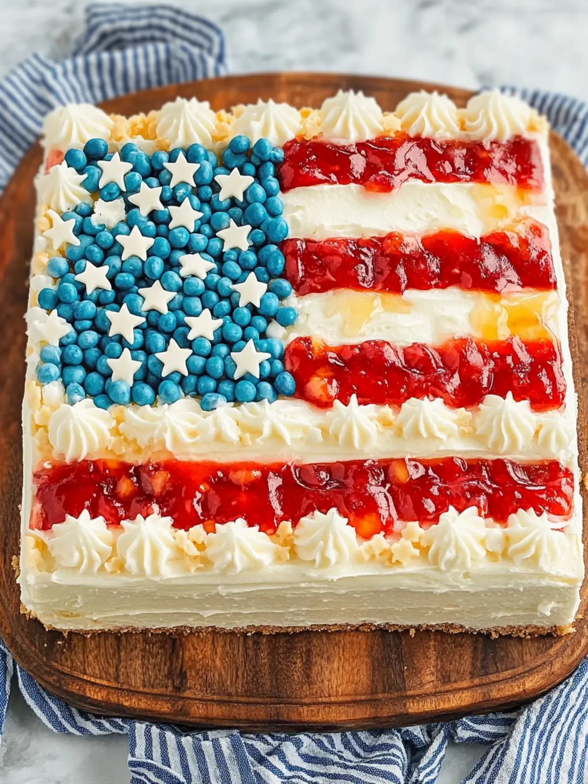 Delicious Flag Cake That's Perfect for Celebrations 2 Flag Cake
