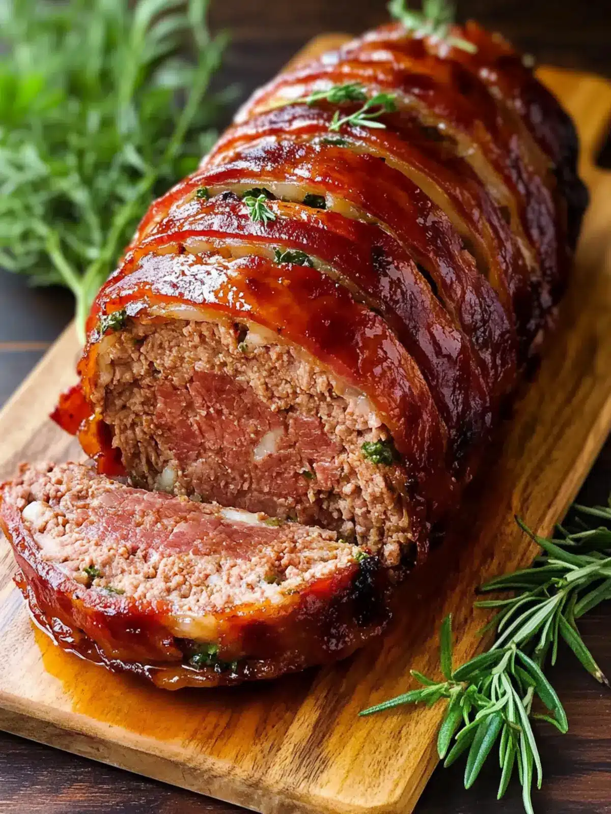 Bacon Wrapped Meatloaf: The Ultimate Comfort Food Delight 4 Bacon Wrapped Meatloaf