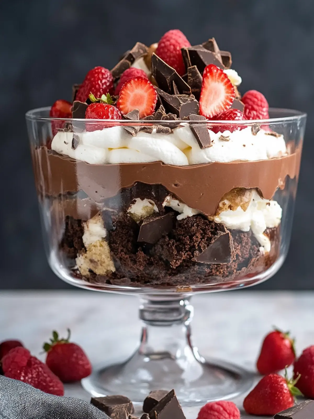 Decadent Chocolate Brownie Trifle That'll Wow Your Guests 5 Chocolate Brownie Trifle