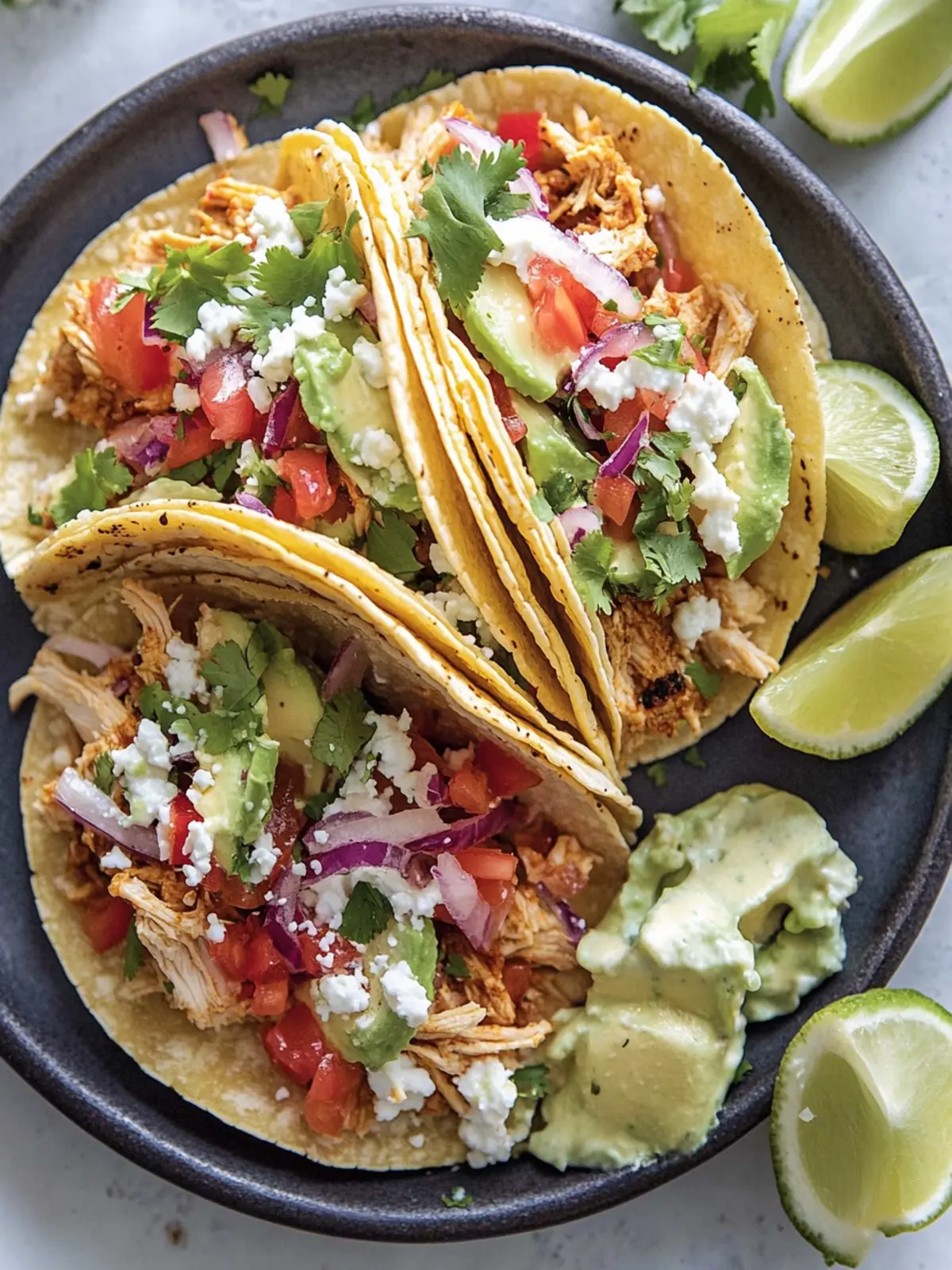 Savory Crockpot Chicken Tacos for Effortless Dining Delight 3 Crockpot Chicken Tacos
