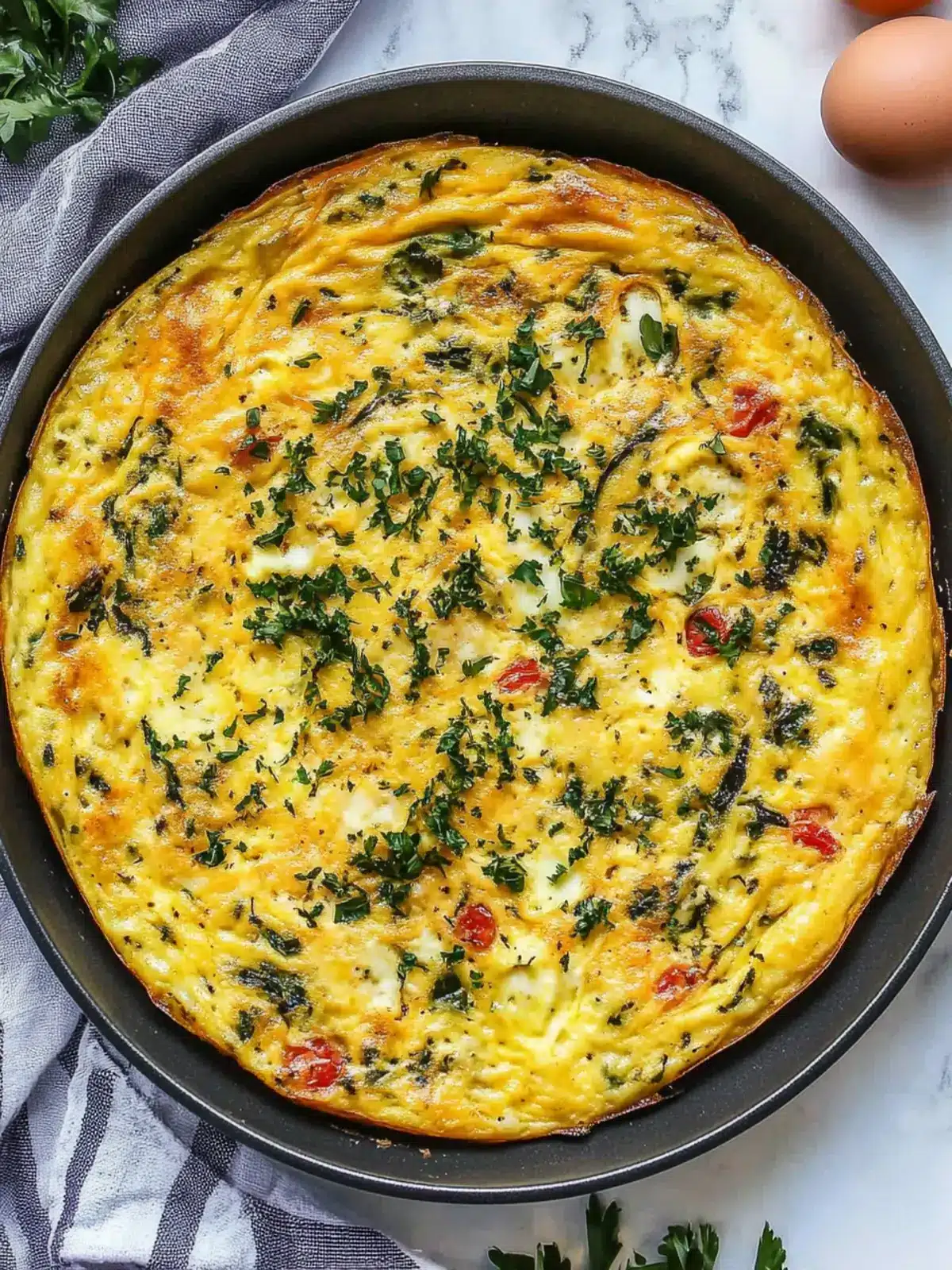 Perfectly Fluffy Egg Frittata for Effortless Weekend Brunch 5 Egg Frittata