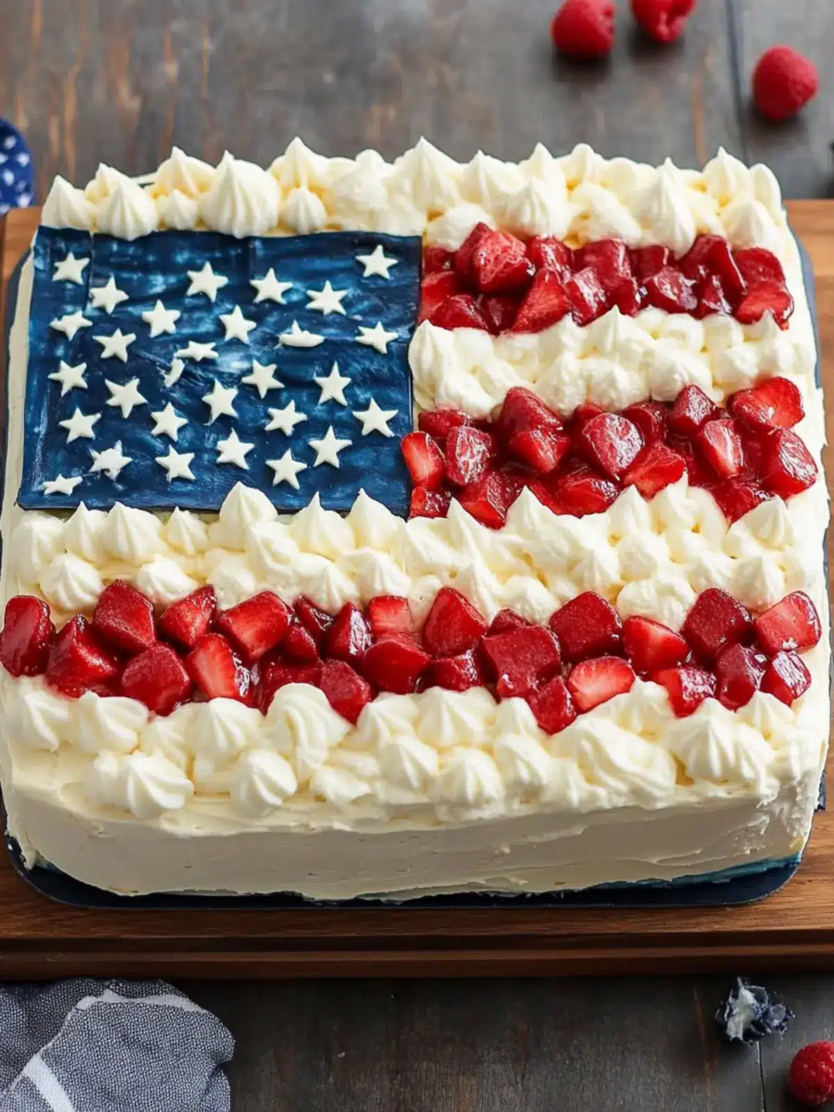 Delicious Flag Cake That's Perfect for Celebrations 4 Flag Cake