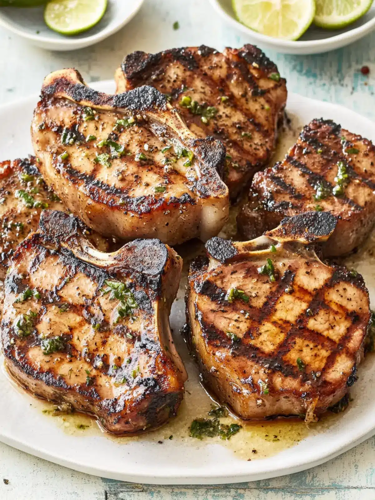 Savory Grilled Pork Chops with a Sweet Maple Twist 2 Grilled Pork Chops