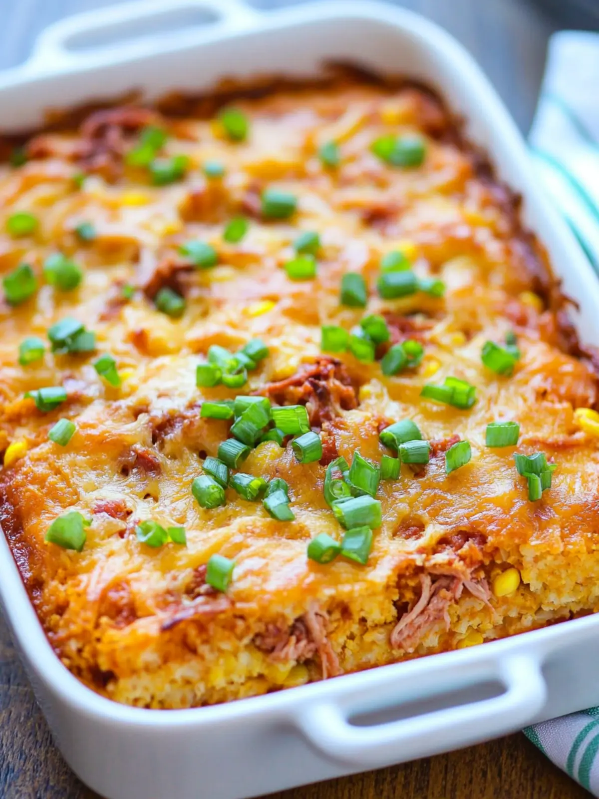 Pulled Pork Cornbread Casserole: Comfort Food Made Easy 3 Pulled Pork Cornbread Casserole