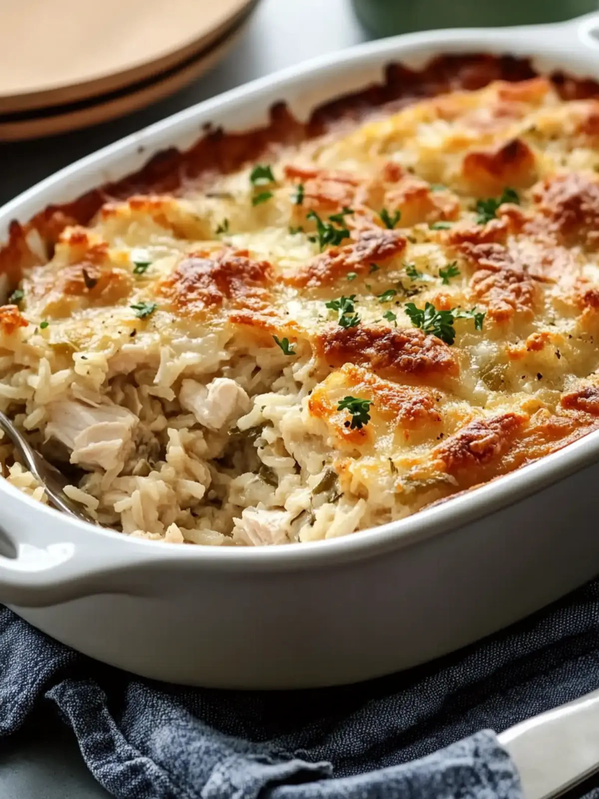 Comforting Chicken & Rice Casserole Your Family Will Devour 4 Chicken & Rice Casserole