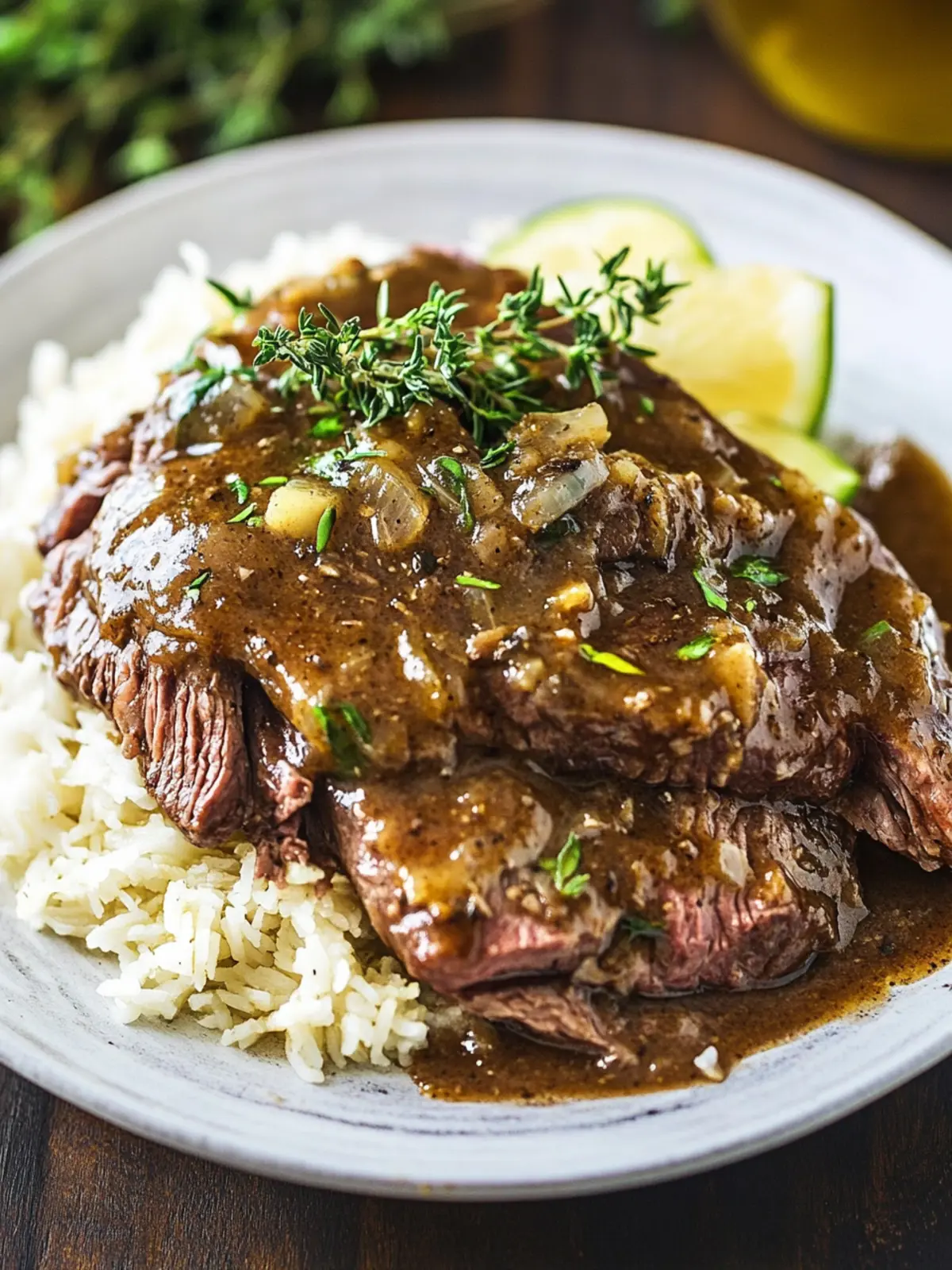 Savory Crockpot Smothered Steak That Melts in Your Mouth 5 Crockpot Smothered Steak