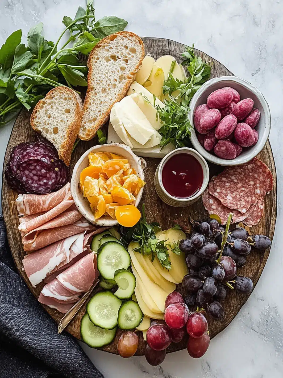 Ploughman's Lunch: Ultimate DIY Grazing Board Delight 5 Ploughman's Lunch